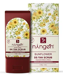 Ningen Sunflower De-tan Scrub Infused with Grapeseed Mulberry & Walnut - 100 gm