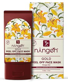 Ningen Gold Peel Off Face Mask - 100 gm