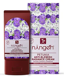 Ningen Petunia Anti Blemish Radiance Cream I Date Palm Coffeeberry & Pomegranate Extracts I For Wrinkles stretch marks - 100 gm