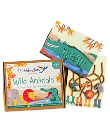 Pathfinders Early Learner Animals Mini Box Combo 3 with 2 Activities - Multicolour