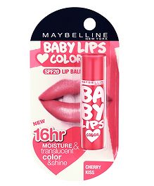 Maybelline New York Baby Lips Lip Balm Cherry Kiss - 4 gm