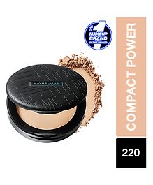 Maybelline New York Fit Me Matte + Poreless Compact Powder, 220 Natural Beige, 6g