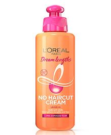 Loreal Paris Dream Lengths No Haircut Cream Leave In Conditioner - 200 ml