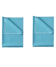 Enfance Nursery Fast Dry Baby Mat Medium Pack of 2 - Sky Blue