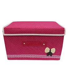 Muren Multipurpose Toy Organizer Storage Box With Lid - Red