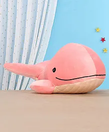 Mirada Whale Soft Toy Pink- Height 47 cm