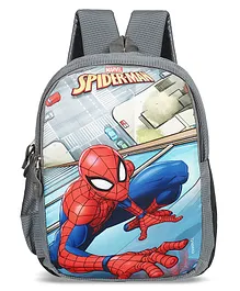 Spiderman School Bag Grey - 14 Inches