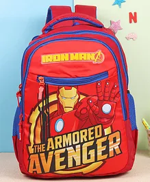 Marvel Iron Man School Bag Red - 16 Inches