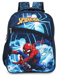Spiderman School Bag Blue - 14 Inches