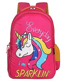 Unicorn School Bag Pink - 14 Inches