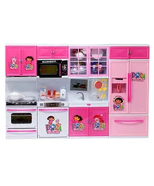 AKN TOYS Cooking Kitchen Set with Lights and Sound - Multicolour