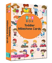 Doxbox Toddler Milestone24  Cards - Multicolour