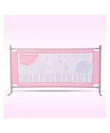Baybee Portable & Height Adjustable Safeguard Bed Rail - Pink