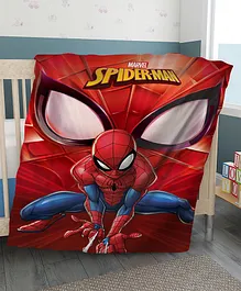 Sassoon Spiderman Cartoon Printed Warm Blanket - Multicolor