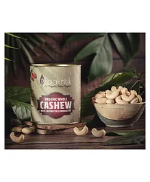 Praakritik W240 Organic Whole Cashew - 200 gm