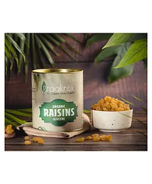 Praakritik Organic Green Raisins - 200 gm