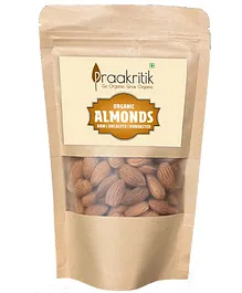 Praakritik Organic California Almonds - 200 gm