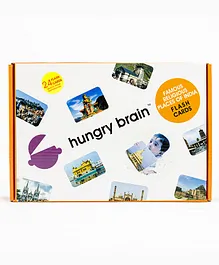 Hungry Brain A5 Famous Religious Places Flash Cards - 24 Pieces