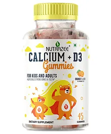 Nutrazee Calcium + Vitamin D Gummies for Kids & Adults