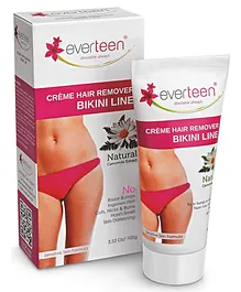 Everteen Bikini Line Hair Remover Cream - 100 gm 