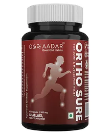 Aadar Ortho Sure Joint & Muscle Pain Relief Capsules   60 Capsules