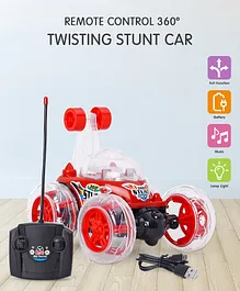 Remote Control 360 Degree Twisting Stunt Car - Red