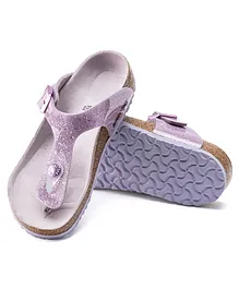 Birkenstock Glitter Detail Gizeh Slide Sandals - Purple