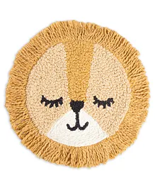 Crane Baby Kendi Collection Lion Pillow Cover With Filler - Brown 