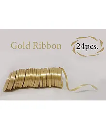  Johra Curling Ribbons for Balloons Golden - Pack of 24