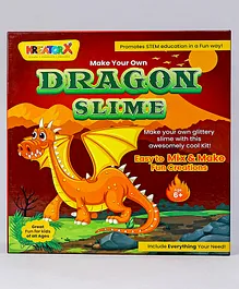 KreatorX Make Your Own Dragon Slime Activity Kit - Multicolour