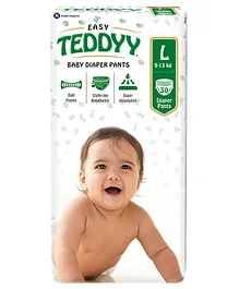 Teddyy Easy Baby Diaper Pant Large Size - 30 Pieces