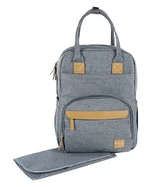 Walking Mum Baby Nature Ocean Diaper Changing Bagpack - Grey
