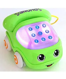 SANJARY Friction Powered Pull Along Musical Phone Car Toy (Multicolour)