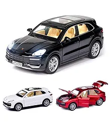 SANJARY Die Cast Metal Porsche Cayanne Car (Colour May Vary)