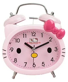 FunBlast Twin Bell Classic Look Table Alarm Clock with Night Led Display (Colour May Vary)