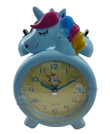 FunBlast Unicorn Table Alarm Clock - Blue