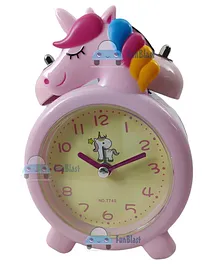 FunBlast Unicorn Table Alarm Clock - Pink