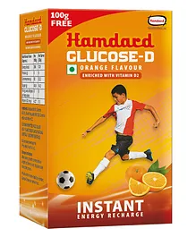 Hamdard Glucose D Orange Flavour - 500 g