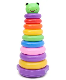 Ratnas Frog Stacking Toy Multicolor - 9 Pieces