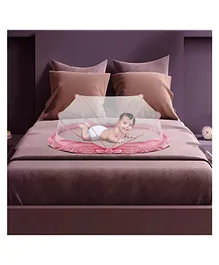 LifeKrafts Baby Foldable Mosquito Net - Pink