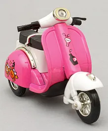 Kinsmart Die Cast Free Wheel Mini Scooter Toy - Pink