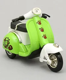 Kinsmart Die Cast Free Wheel Mini Scooter Toy - Light Geen