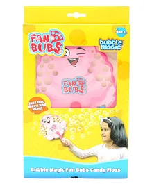 Bubble Magic Fan Bubs Candy Floss - Pink