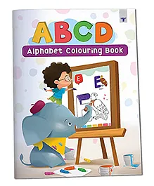 ABCD Alphabet Colouring Book - English