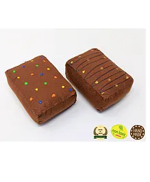 A&A Kreative Box Pretend Play Brownies Pack of 2 - Brown