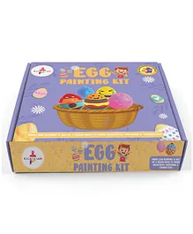 Kalakaram Resin Egg Painting Kit - Multicolour