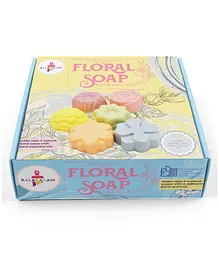 Kalakaram Floral Soap Making DIY Kit - Multicolor