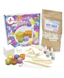 Kalakaram Bubble Candle Making Kit - Multicolor