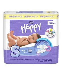 Bella Baby Happy Diapers Small - 80 Pieces
