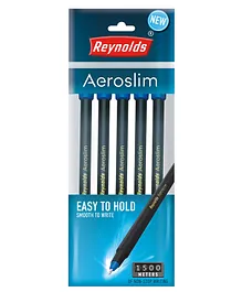 Reynolds Aeroslim Pen Pack of 5- Blue